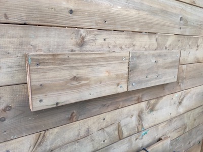 Siding Shelf